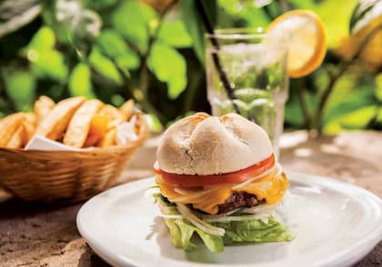 La hamburguesa de La Abadía Café BA