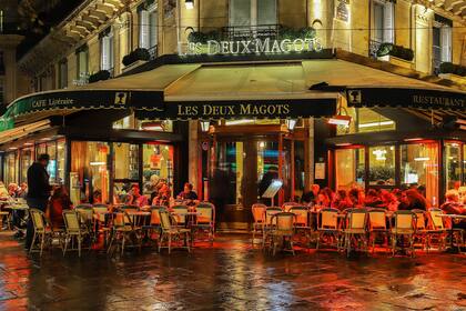 El café Les Deux Magots en Paris