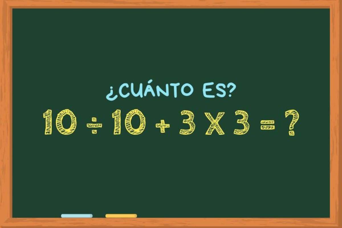El cálculo matemático que muy pocas personas pueden resolver correctamente en 20 segundos