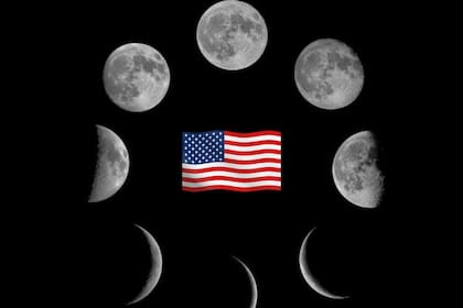 El calendario con las fases de la Luna en 2025 para Estados Unidos (Pexels/Astrofotos PB)