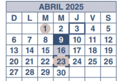 El calendario de abril arroja diferentes fechas de cobro para el Seguro Social