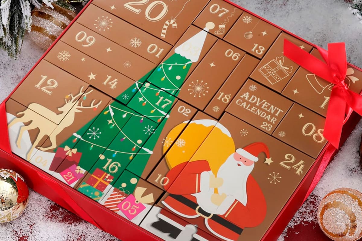 El calendario de adviento se convirtió en una oportunidad comercial para las marcas