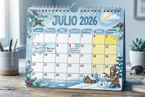 El calendario de julio 2026 para imprimir