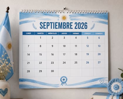 El calendario de septiembre 2026
Foto: Chat GPT