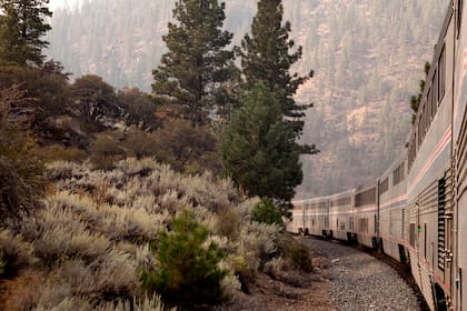 El California Zephyr Train une las ciudades de Chicago y San Francisco