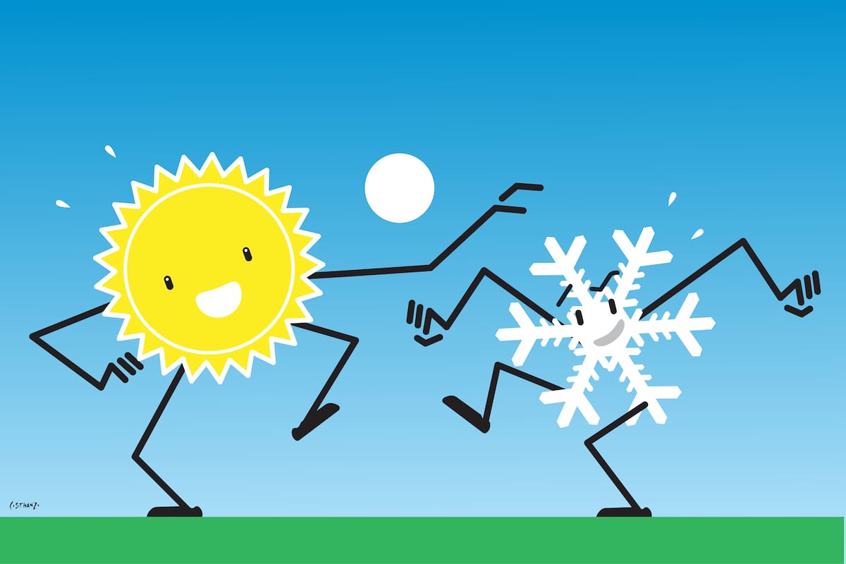 El calor y el viento frío también juegan su final