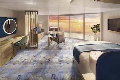 El camarote Royal Caribbean es el más premium