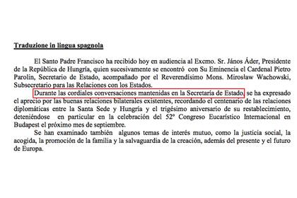 El cambio en la comunicación oficial del Vaticano