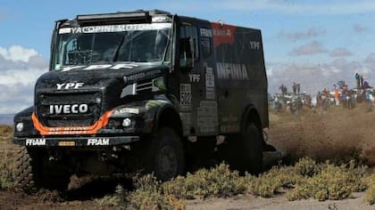 El camión de Federico Villagra