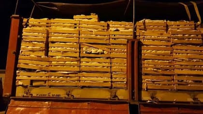 El camión interceptado iba a trasportar 2500 kilos de marihuana hasta Mendoza