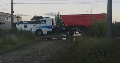 El camión que manejaba el conductor que atropelló y mató a João, de 8 años