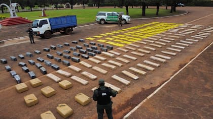 El camión tenía 187 paquetes en su caja