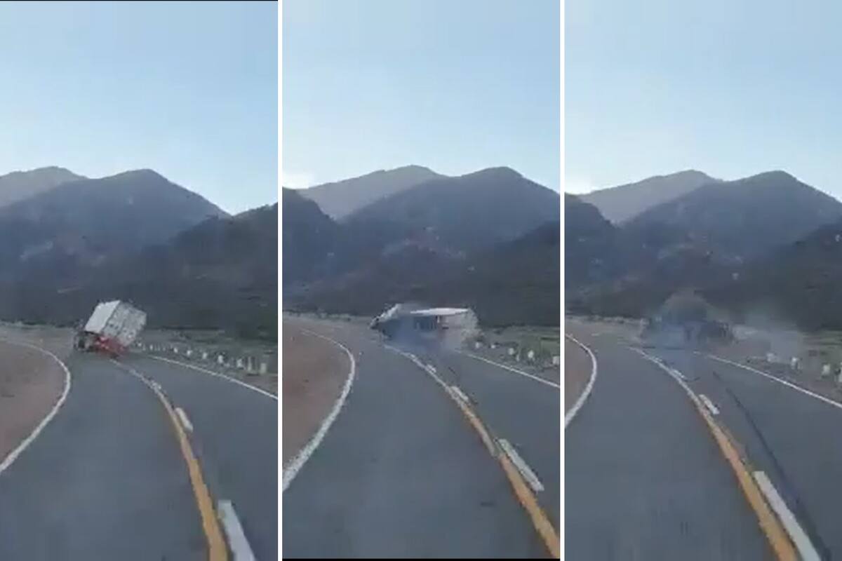 El camión venía con "exceso de velocidad" según aseguraron fuentes policiales