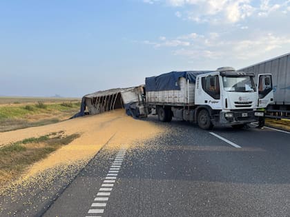 El camionero iba solo en el vehículo de carga