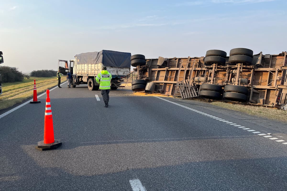 El camionero manejaba borracho y armado