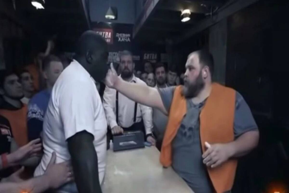 El campeón mundial de las bofetadas tuvo enfrente a un gigante brasileño de 200 kilos