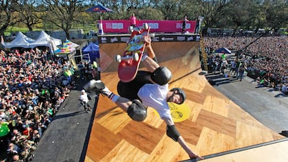 El campeón mundial de skate, Tony Hawk