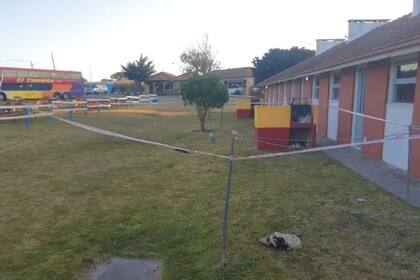 El camping donde apareció inconsciente y con quemaduras el militante que luego perdió la vida