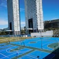 Tras años de disputa, un tradicional colegio inauguró un polideportivo en Puerto Madero