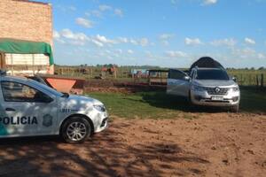 El campo El Socorro, donde fueron asesinados Franco Agustín Plencovich y Luis Ferrari; por el doble crimen está detenido el propietario del establecimiento rural, Norberto Sánchez