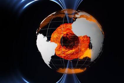 .El campo magnético de la Tierra se genera en su núcleo externo.