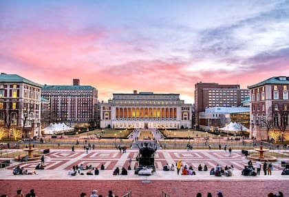El campus de la Universidad de Columbia (Foto: Instagram @columbia)