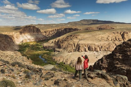 El Cañadón del Río Pinturas en Parque Patagonia es un lugar de avistaje de pumas