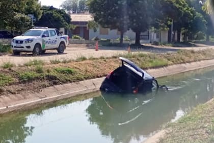 El canal de riego donde se produjo el accidente
