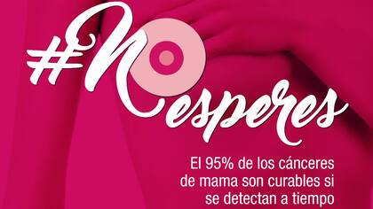 El cáncer de mama es curable en un 95 por ciento