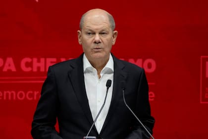 El canciller alemán Olaf Scholz