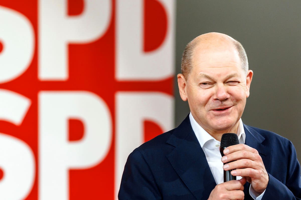 El canciller alemán Olaf Scholz