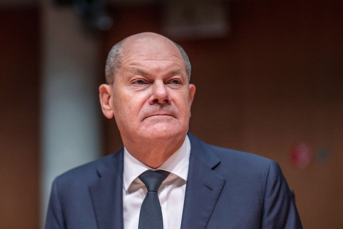 El canciller alemán, Olaf Scholz