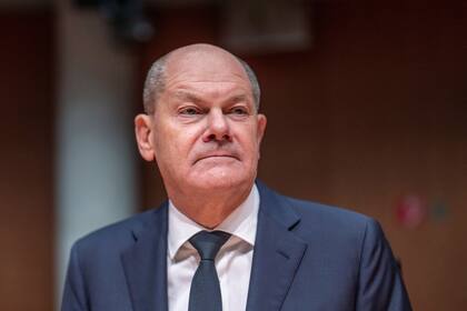 El canciller alemán, Olaf Scholz