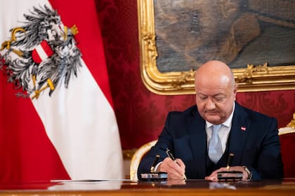 El canciller de Austria, Christian Stocker