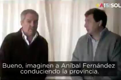El canciller Felipe Solá y el ministro Arroyo en un video de 2015