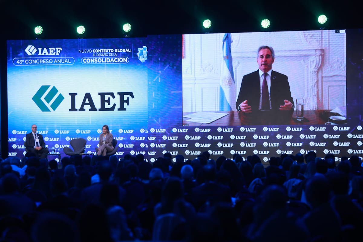 El canciller Pablo Quirno, en teleconferencia desde París, anunció la adhesión de la Argentina al Congreso Transpacífico en el 43° Congreso Anual de la IAEF