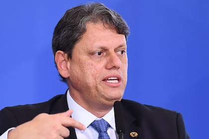 El candidato a gobernador de San Pablo Tarcísio Freitas