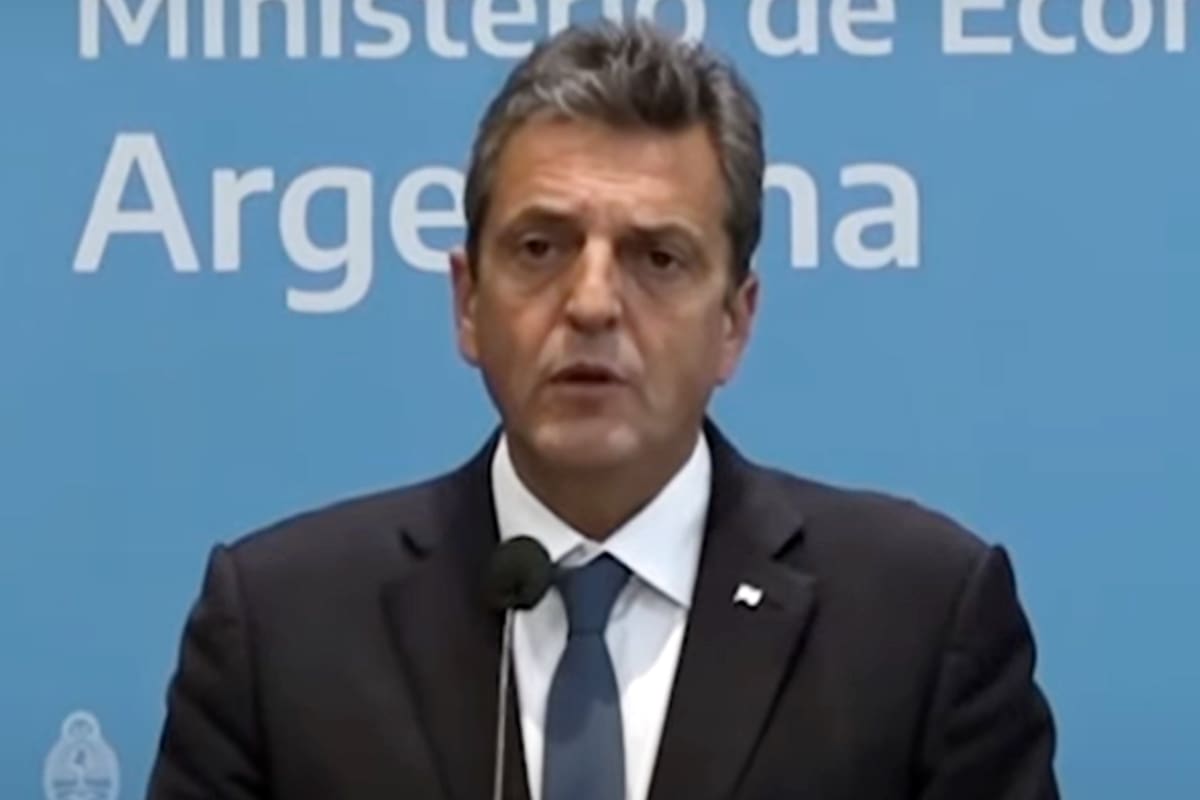 El candidato a presidente de Unión por la Patria, Sergio Massa