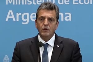 El candidato a presidente de Unión por la Patria, Sergio Massa