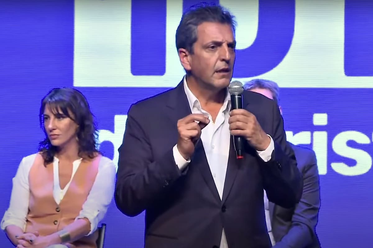 El candidato a presidente de Unión por la Patria (UP), Sergio Massa, en Misiones