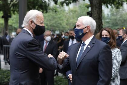 Joe Biden y Mike Pence