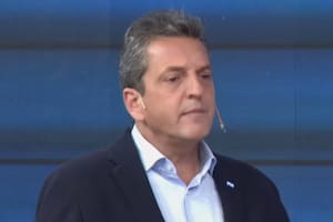 El candidato a presidente por Unión por la Patria y ministro de Economía, Sergio Massa