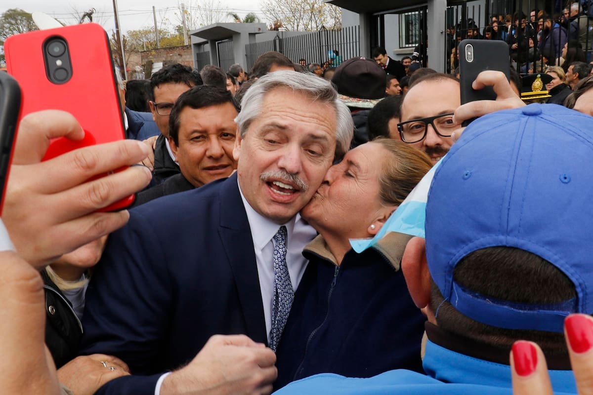 El candidato a presidente recorrió ayer Tucumán