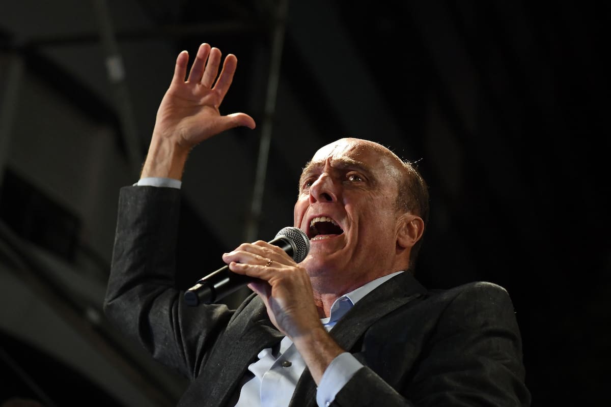 El candidato del Frente Amplio, Daniel Martinez