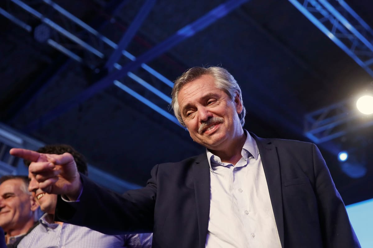El candidato del Frente de Todos, Alberto Fernández