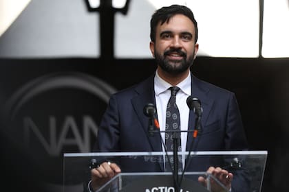 El candidato demócrata a la alcaldía de Nueva York Zohran Mamdani exigió una serie de puntos a la FIFA, de cara al Mundial 2026 (AP Foto/Heather Khalifa)
