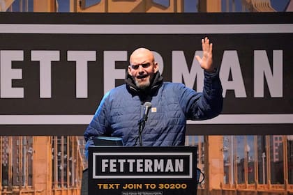 El candidato demócrata al Senado por Pensilvania, John Fetterman
