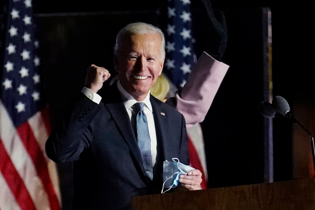 El candidato demócrata Joe Biden