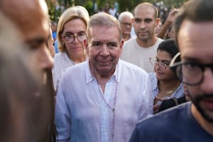 El candidato presidencial de la oposición venezolana Edmundo González