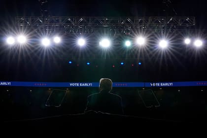 El candidato presidencial republicano Donald Trump en un evento en State College, Pensilvania, el 26 de octubre del 2024. (AP foto/Alex Brandon)